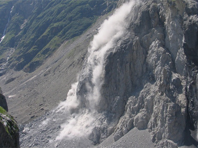 Detection of geologic hazard (landslide)